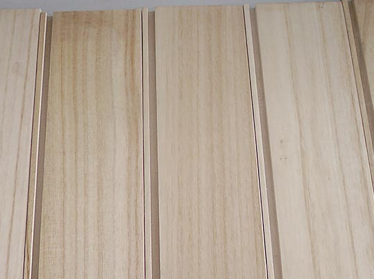 Paulownia Drawer Components