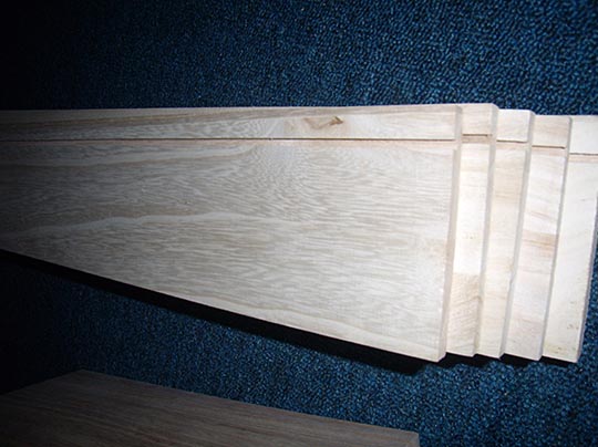 Paulownia Drawer Components